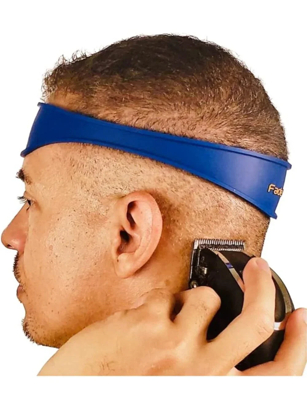 Hands-Free Haircut Template for Men – Silicone Fade Guide & Neckline Shaver Tool